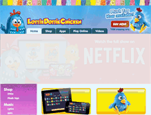 Tablet Screenshot of lottiedottiechicken.com